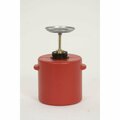 Eagle SAFETY PLUNGER CANS, Polyethylene - Red, CAPACITY: 4 Qt. P714